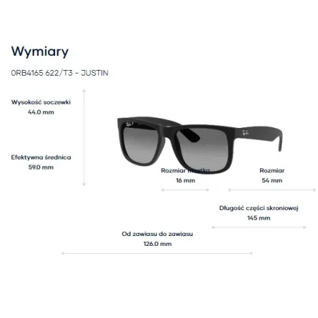 Ray-Ban 0RB4165 622/T3 - Justin